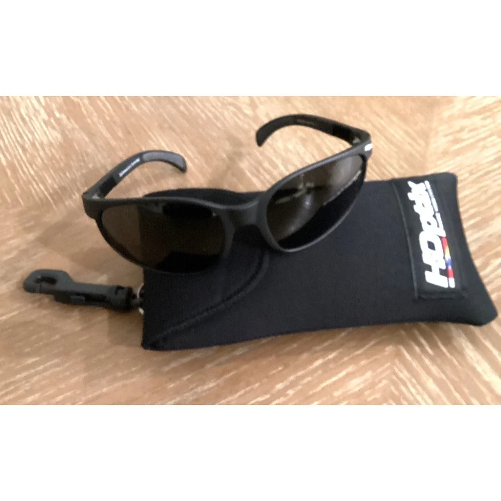 Vintage H2Optix H89400 Men's Black Frame Designed By Serengeti Made In Italy